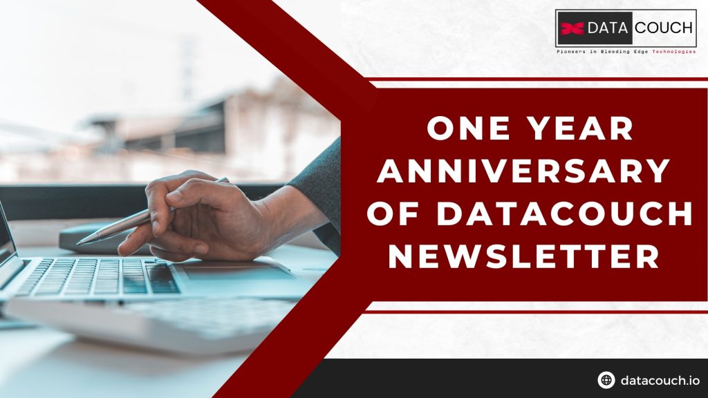 Newsletter Anniversary of DataCouch