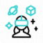 Augmented Reality (AR) : Virtual Reality (VR)