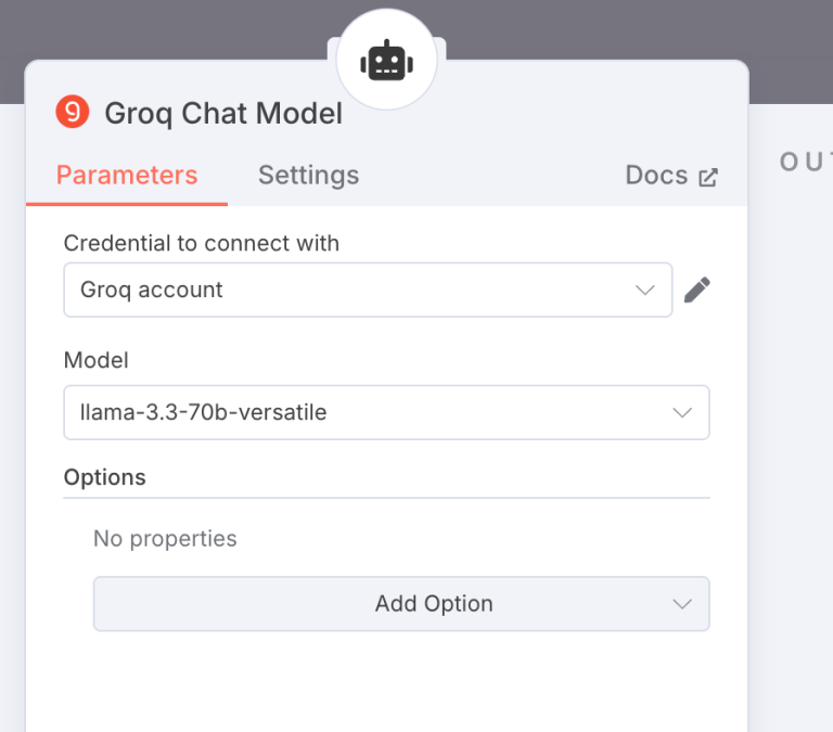 Define GROQ LLM for faster inference in your n8n workflows