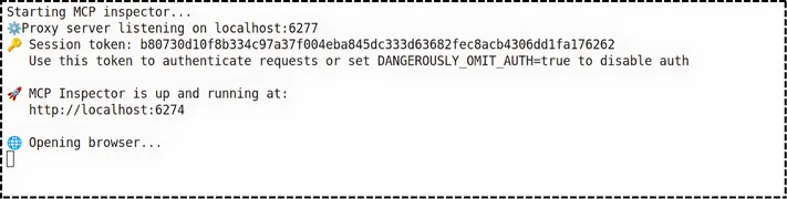 MCP Inspector – Localhost Interface View